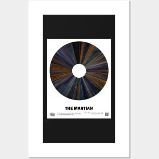 minimal_The Martian Warp Barcode Movie Posters and Art